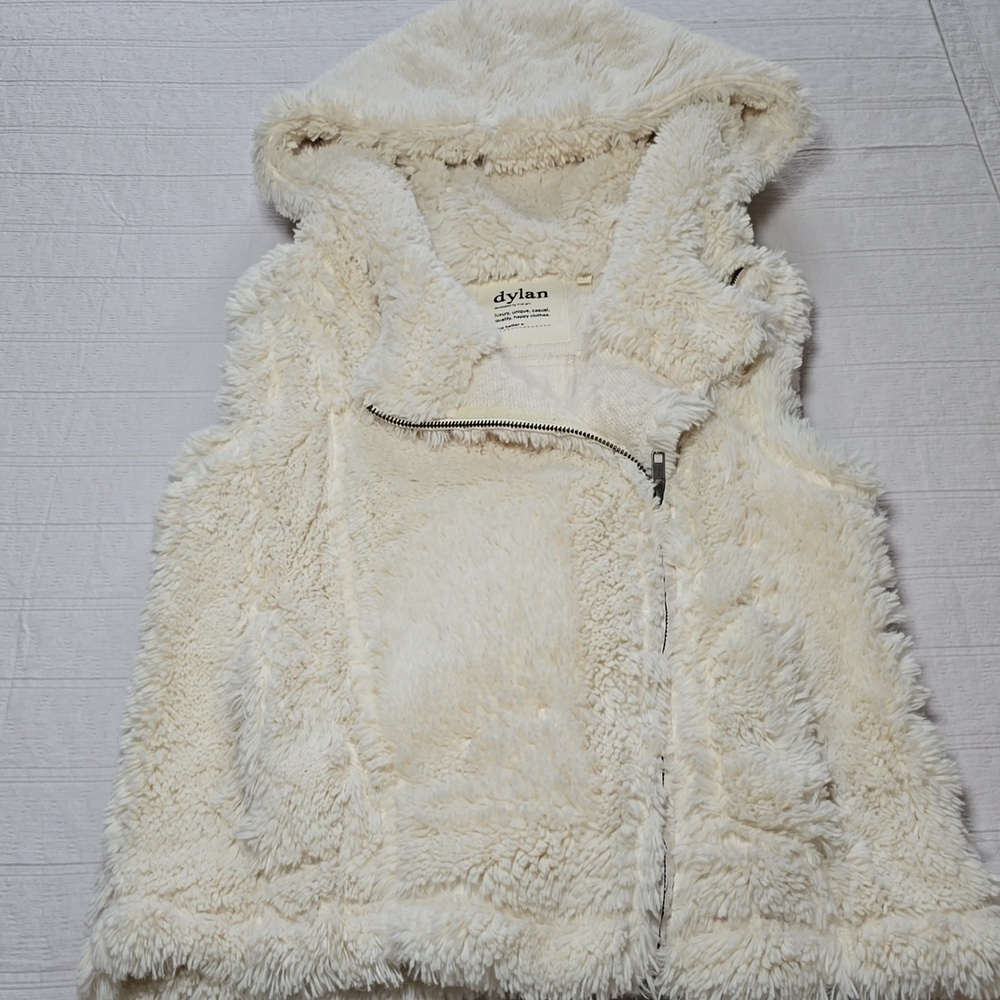 Dylan by True Grit Sherpa Teddy Vest Size XS